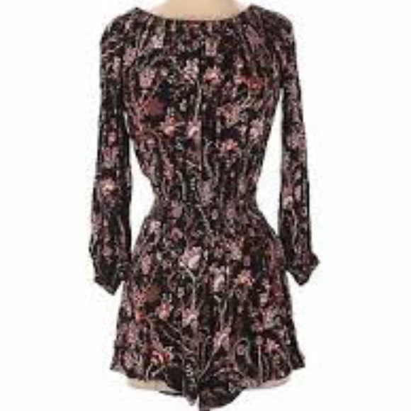 Free People Pretty and Free Floral Print Romper - Picture 3 of 3